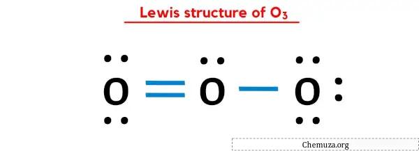 Structure de Lewis de O3