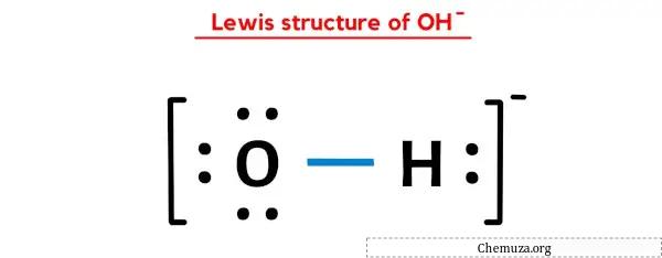 Structure de Lewis de OH-