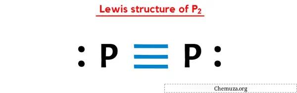 structure de Lewis de P2