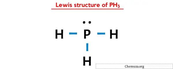 Structure de Lewis de PH3