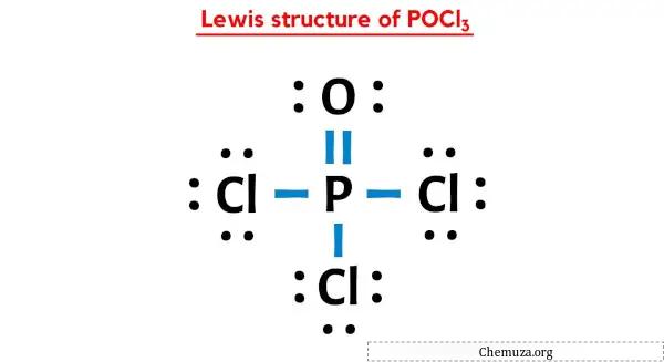 Structure de Lewis POCl3 en 6 étapes (avec images) - Chemuza