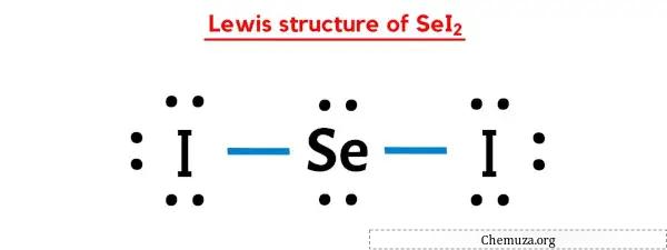 structure de Lewis de SeI2