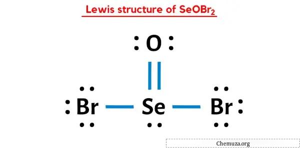 Struktur Lewis SeOBr2