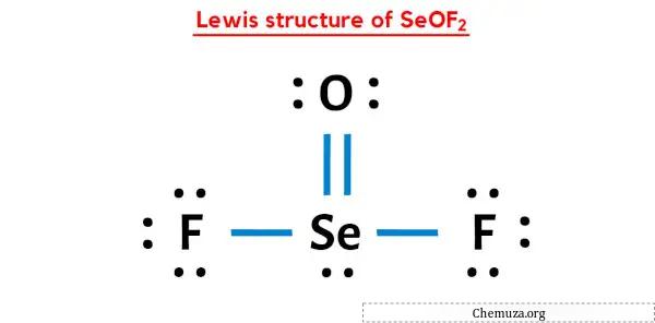 structure de Lewis de SeOF2