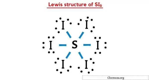 structure de Lewis de SI6