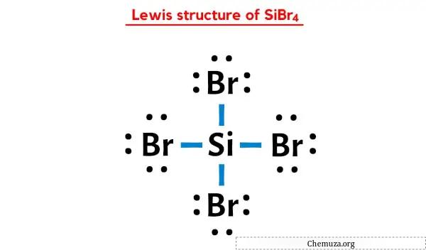 SiBr4的路易斯结构