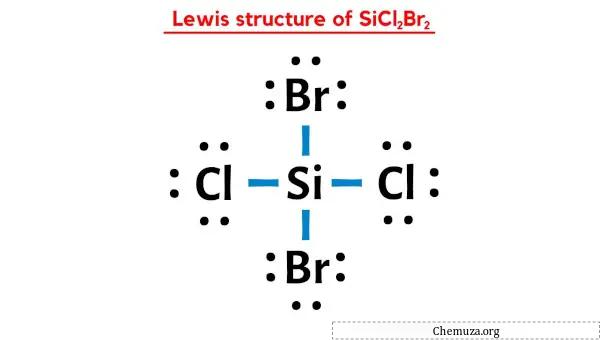 SiCl2Br2的路易斯结构