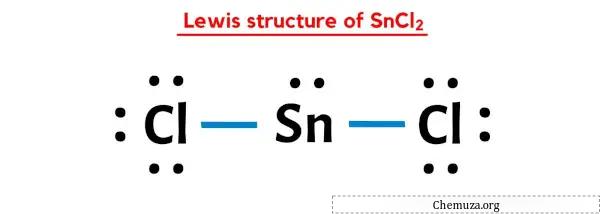 Lewis-Struktur von SnCl2