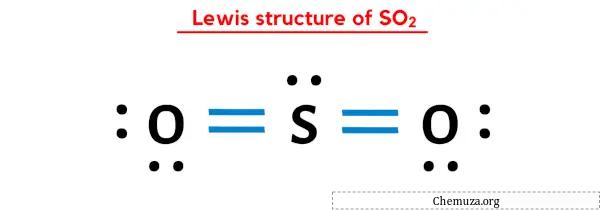 Structure de Lewis du SO2