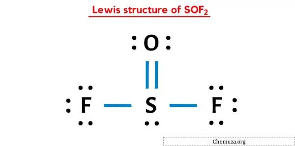 structure de Lewis de SOF2