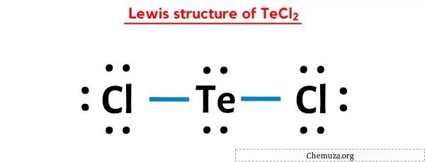 structure de Lewis de TeCl2