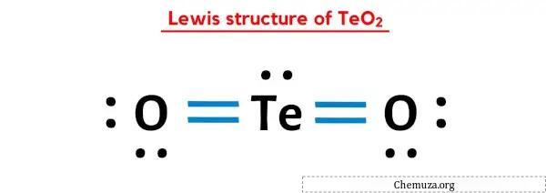 structure de Lewis de TeO2