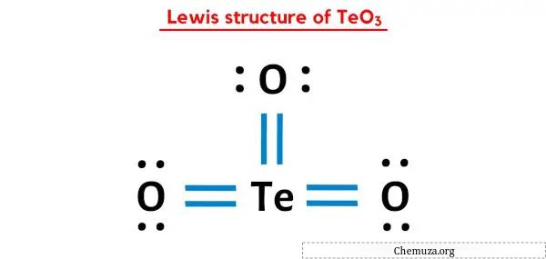 structure de Lewis de TeO3