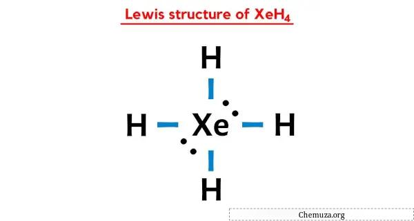 Struktur Lewis XeH4