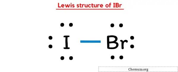 IBrのルイス構造