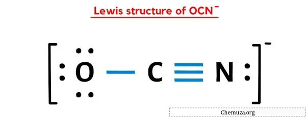 Struktur Lewis OCN-